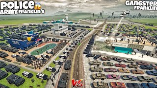Police Franklin + Army Franklin vs. Gangster Franklin | Epic Force Gang Fight in Indian Bike Driv... screenshot 5