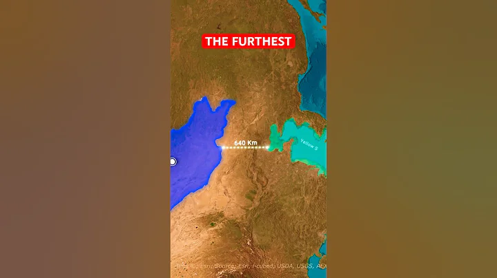 The Farthest Country From The Sea – You Won’t Guess It! 🔥#shorts #maps #geography #country #facts