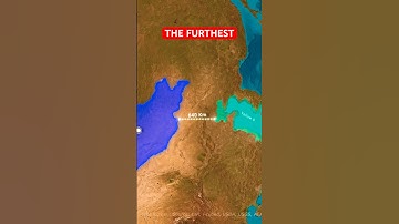 The Farthest Country From The Sea – You Won’t Guess It! 🔥#shorts #maps #geography #country #facts