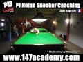 The iceland break  pj nolan snooker academy training routine