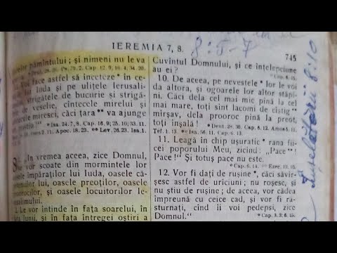 IEREMIA CAPITOLUL 8=JEREMIAH CHAPTER 8