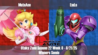 OZone22W8 - WS - MuteAce [Peach] vs EmLo [Samus]