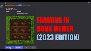 How to farm in Dank Memer Tutorial (2023 edition)