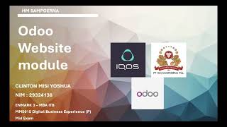 Modules of Odoo tutorial for HM Sampoerna-Syndicate 1-Enmark 3