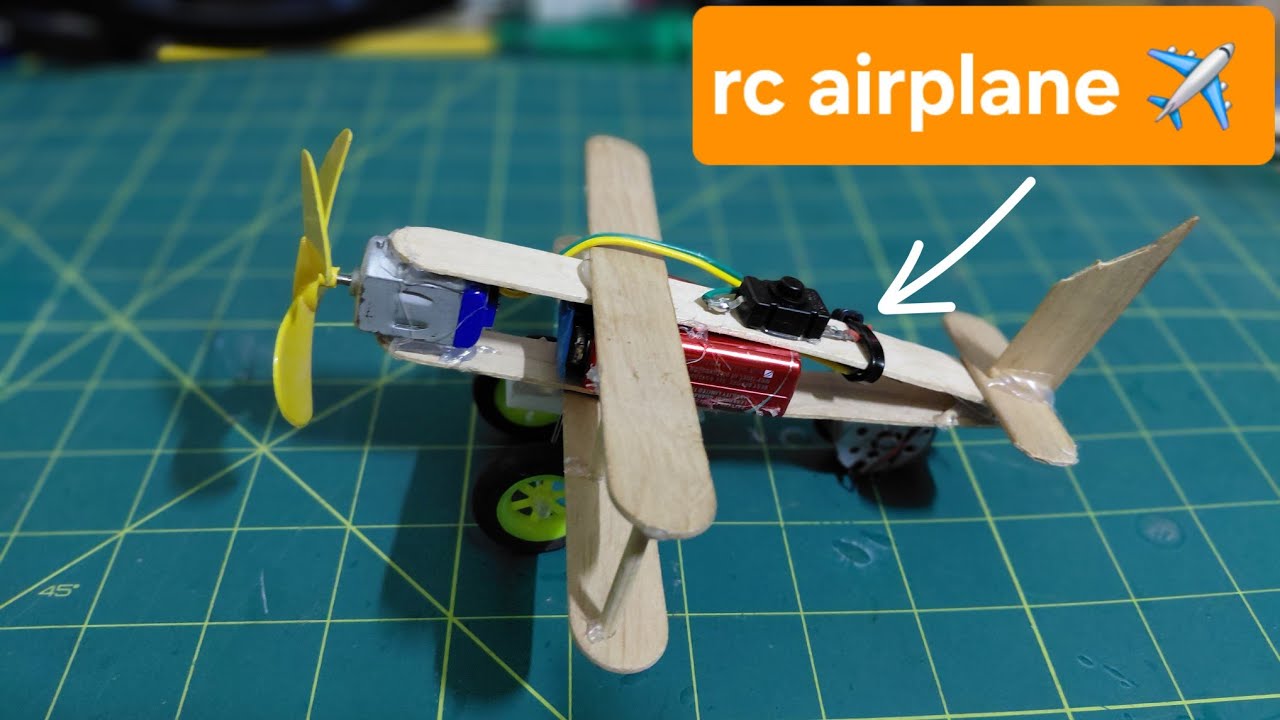How to make a rc airplane |✈️ homemade rc airplane 