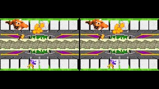 Spyro Orange: The Cortex Conspiracy Game Boy Advance 2 player VS minigames 60fps
