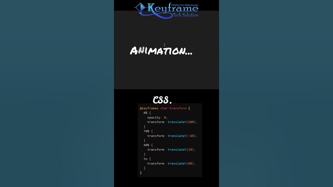 Create CSS Text Animation | Text Animation HTML & CSS - YouTube