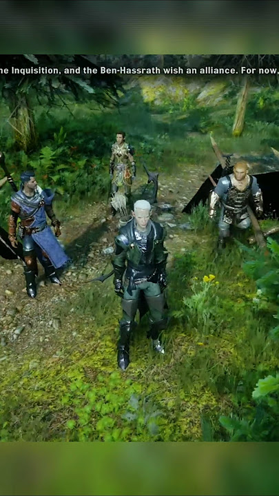boys, behave 🤨 #dragonageinquisition #inquisitorlavellan #dorianpavus #dragonage #gaming