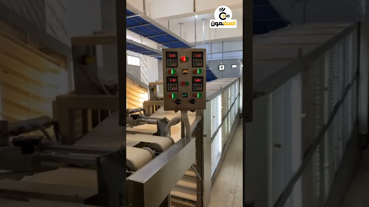 فرن الي اتوماتيك خط انتاج خبز عربي  خبز السوري افران ومخابز الخبز العربي Arabic bread bakery ovens