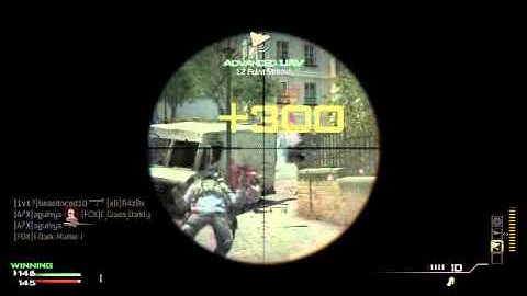 2 kills with 1 sniper bullet (MW3)