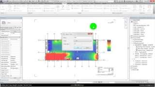 Autodesk Revit (Velux Daylight Visualizer) - Setup color scale legends in Revit with Legends