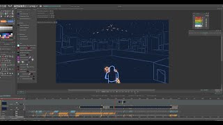Late Night animating