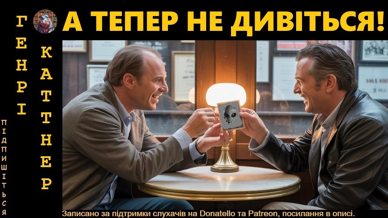 Генрі Каттнер - А тепер не дивіться! #аудіокнигиукраїнською #аудіокниги #фантастика #космос