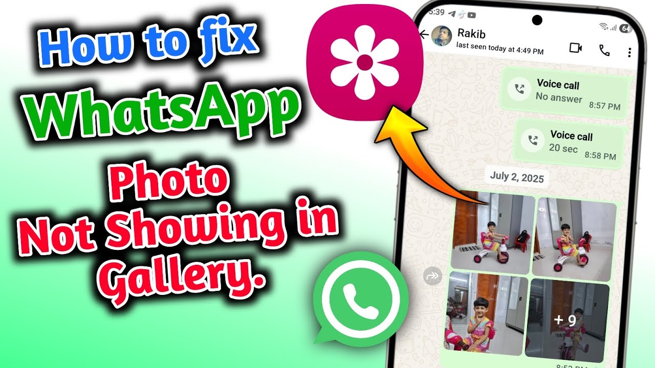 How to Fix WhatsApp Photos Not Showing in Gallery (Android & iPhone 2025)