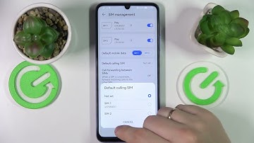 HUAWEI Nova Y70 - How To Switch Sim Preferences