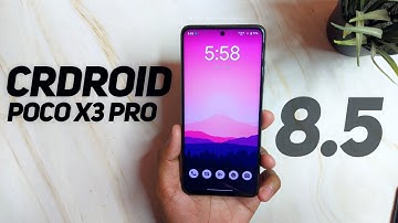 CrDroid 8.5 Android 12L Update For Poco X3 Pro - MIUI Camera, Customisations & Gaming !!