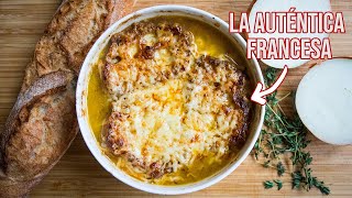 La mejor sopa de cebolla francesa que has probado nunca