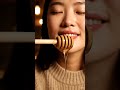 Eating honey ASMR