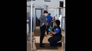 TSA full body pat down