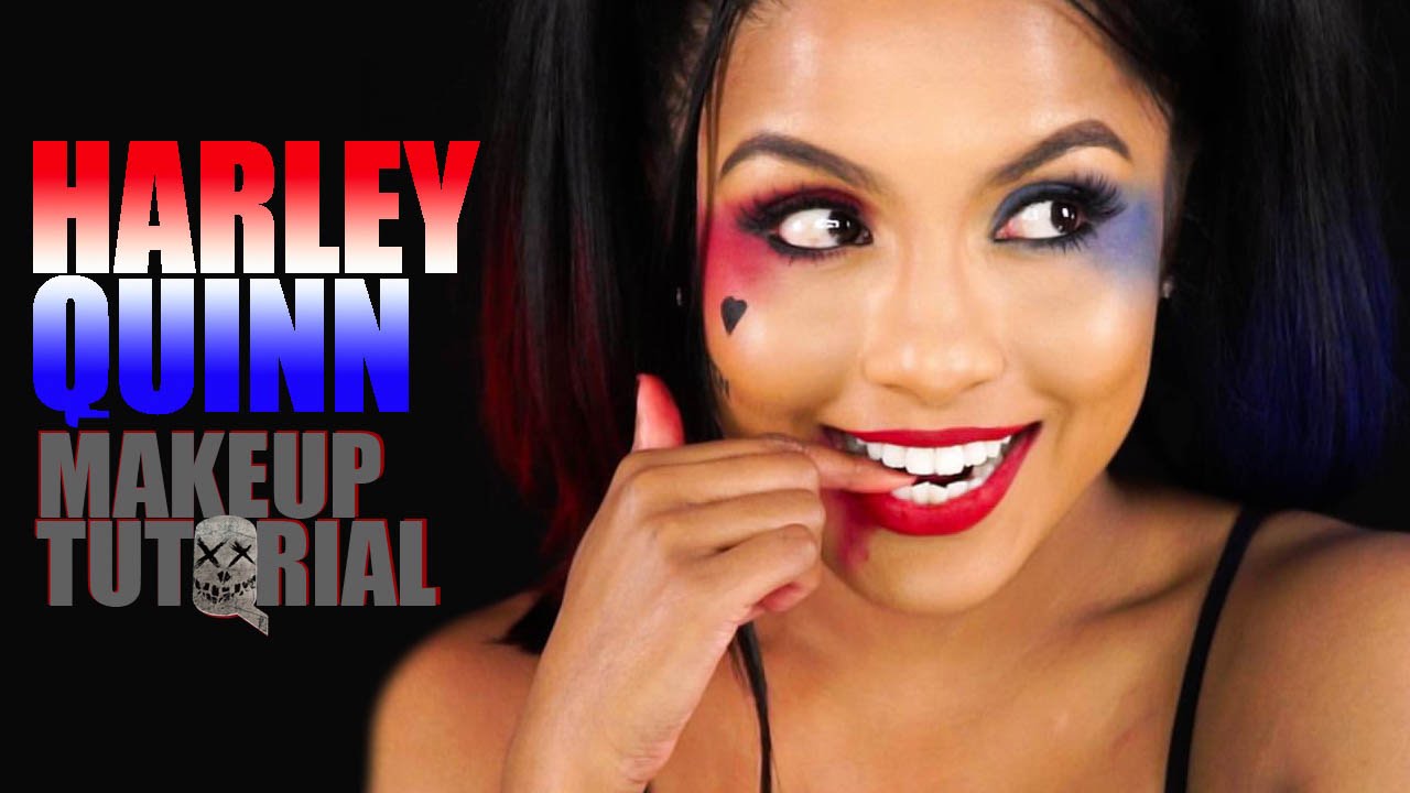 HARLEY QUINN MAKEUP TUTORIAL DANICA THEOBALD YouTube