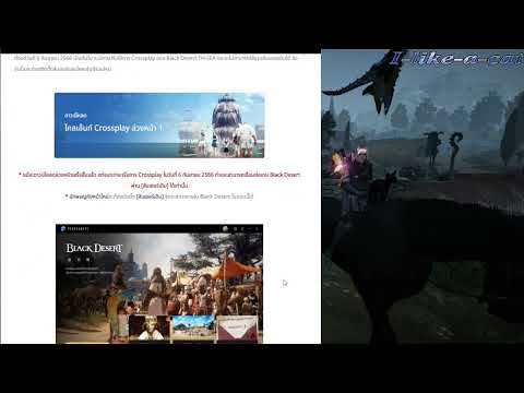 โหลดลันเชอร์ Crossplay ล่วงหน้า เพื่อ 1000 ครอน @BDO @Ilikeacat