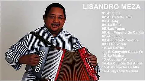 LISANDRO MEZA - 16 Grandes Exitos Parranderos - Sus Mejores Canciones