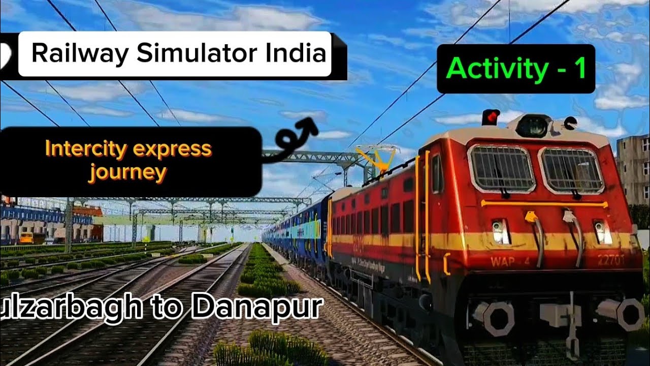 RSI Gameplay | Late Running Intercity Express | Gulzarbagh To Danapur 🚂 Full Journey (RSI)