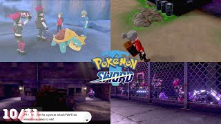 Pokemon Sword Road to Gym 7 Spikemuth City