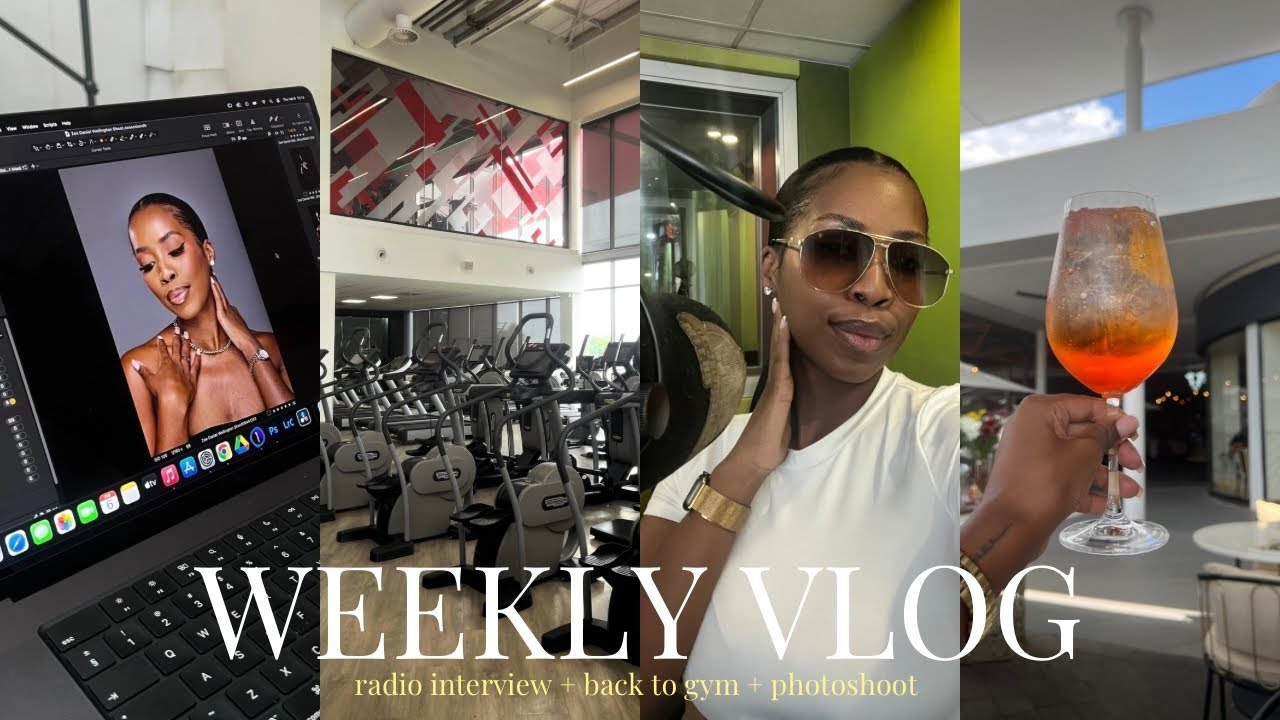 WEEKLY VLOG: AAND IT'S BACK TO WORK! RADIO INTERVIEW + PHOTOSHOOT + GYM GIRL ERA + MORE!