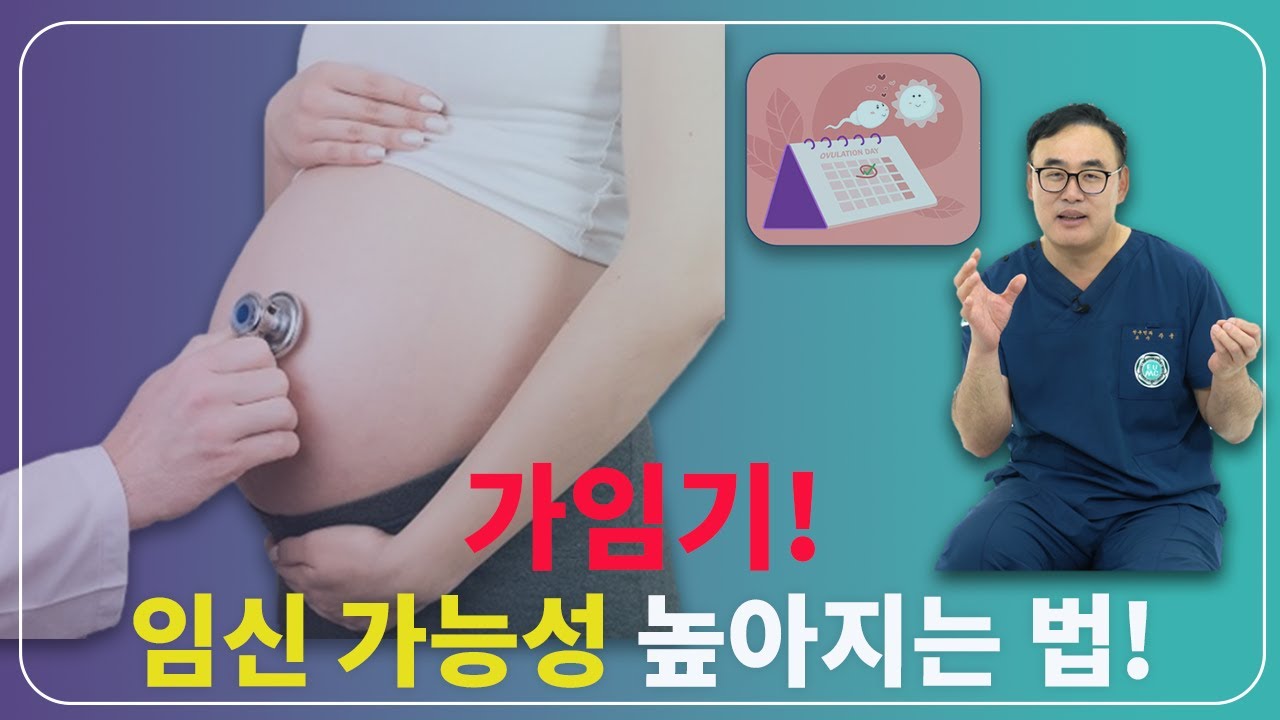 가임기! 임신 가능성 높아지는 법! - YouTube
