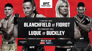 UFC ATLANTIC CITY LIVE BLANCHFIELD VS FIOROT LIVESTREAM \& FULL FIGHT NIGHT COMPANION