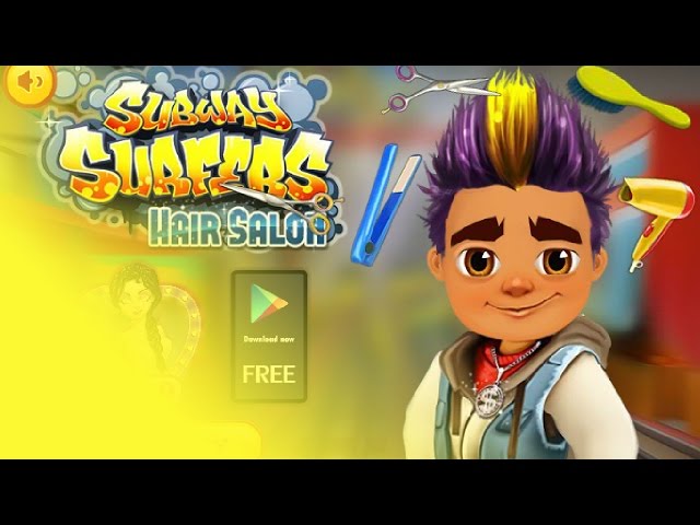 Subway Surfers Online Free Games - Hair Salon Kids Game 