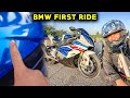 BMW S1000RR Ki First Ride Se Pahle He Scratch Lag Gaya