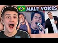 BRAZIL MOST POWERFUL MALE VOICES 😱! |🇬🇧UK Reaction