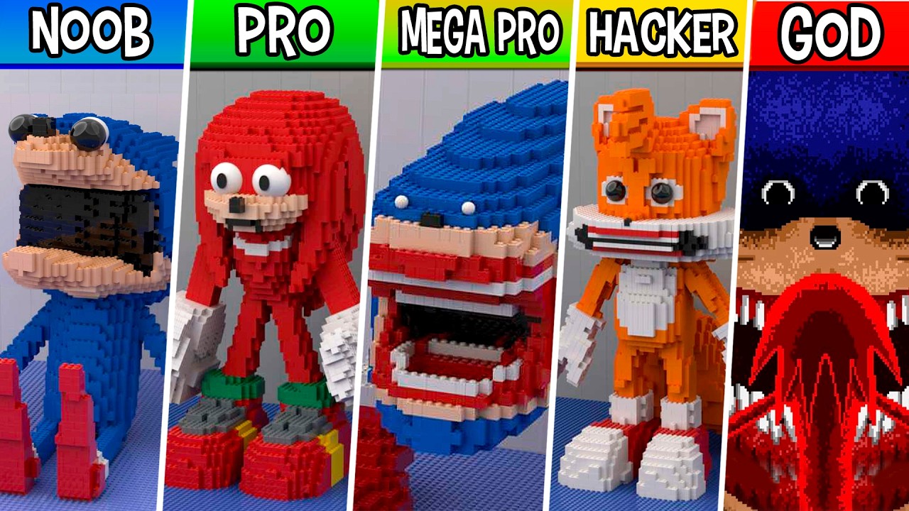LEGO ALL Characters in Shin Sonic Tapes (Collection #3) : Noob