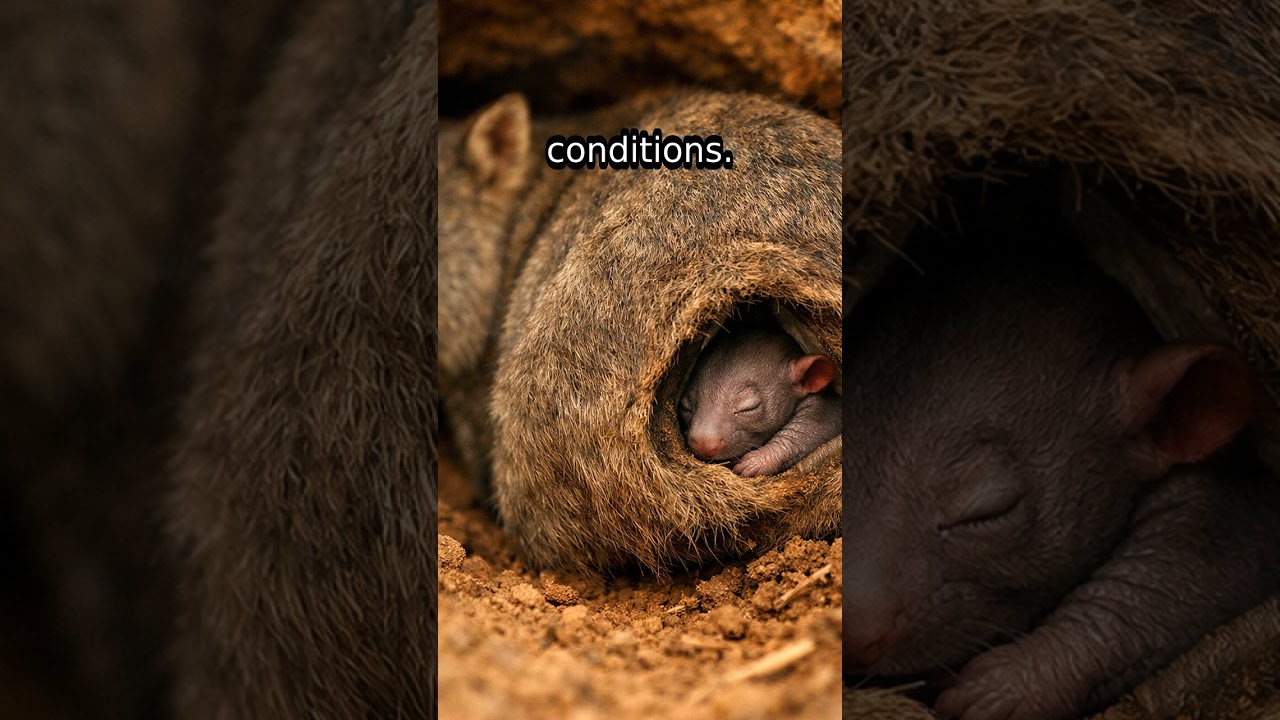 Wombats' Backward Pouches: A Brilliant Evolutionary Design! 