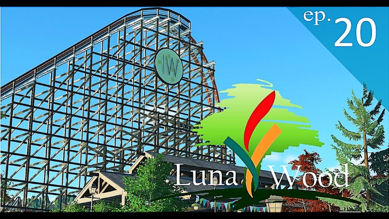 LunaWood | Mate eats a pizza | Planet Coaster Ep.20