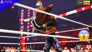 WWE 2K23 (PS5) - APOLLO CREWS vs DAMIAN PRIEST | RAW, JULY 24, 2023 [4K 60FPS]