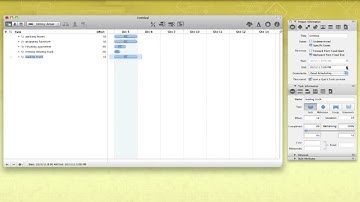 Tasks & Dependencies — OmniPlan 2 for Mac