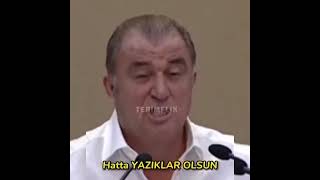 Fatih Terim - beni çok üzmüş olamaz mı? travma geçiriyor olamaz mıyım? ben insan değil miyim