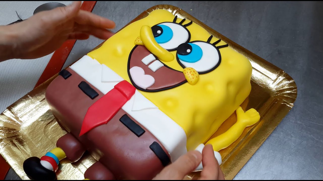 spongebob happy birthday cake