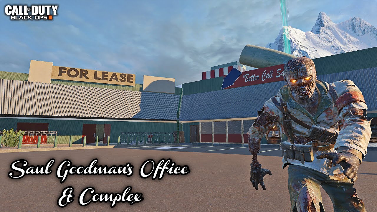 Bo3 Custom Zombies Saul Goodman's Office & Complex