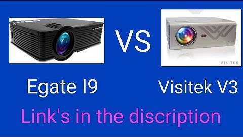 Visitek V3 vs Egate i9 comparison video