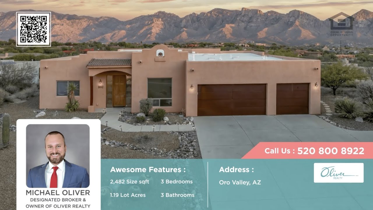 -Now Sold- UNMATCHED PUSCH RIDGE VIEWS | Luxury Oro Valley Estate with Perfect Mountain Vistas