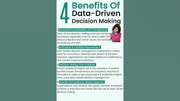 The Importance Of Data Driven Decision Making
