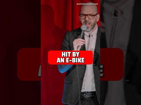 I got hit by an e-bike. Clip from my BOLO special.