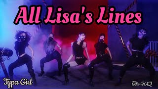 All Lisa's Lines - Born Pink album