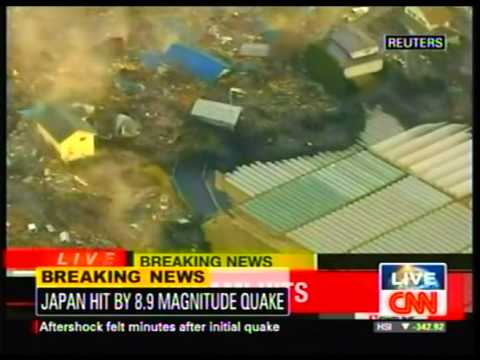 Tsunami in Japan: The beginning of the nightmare (CNN Broadcast)
