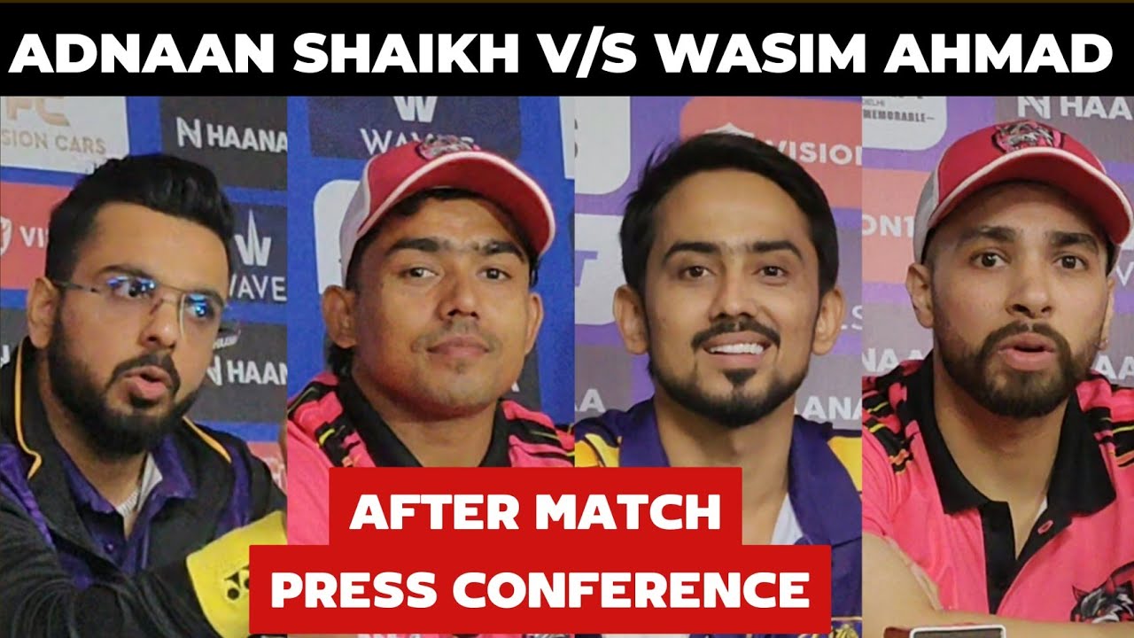 Round2Hell fame Wasim Ahmad teasing Adnaan Shaikh 🤣 || Press Conference || Kolkata V/S Rajasthan ECL