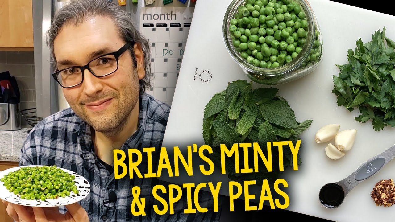 Recipe: Brian’s Minty & Spicy Peas, Inspired by Nando’s Macho Peas (Vegan, Oil-Free)